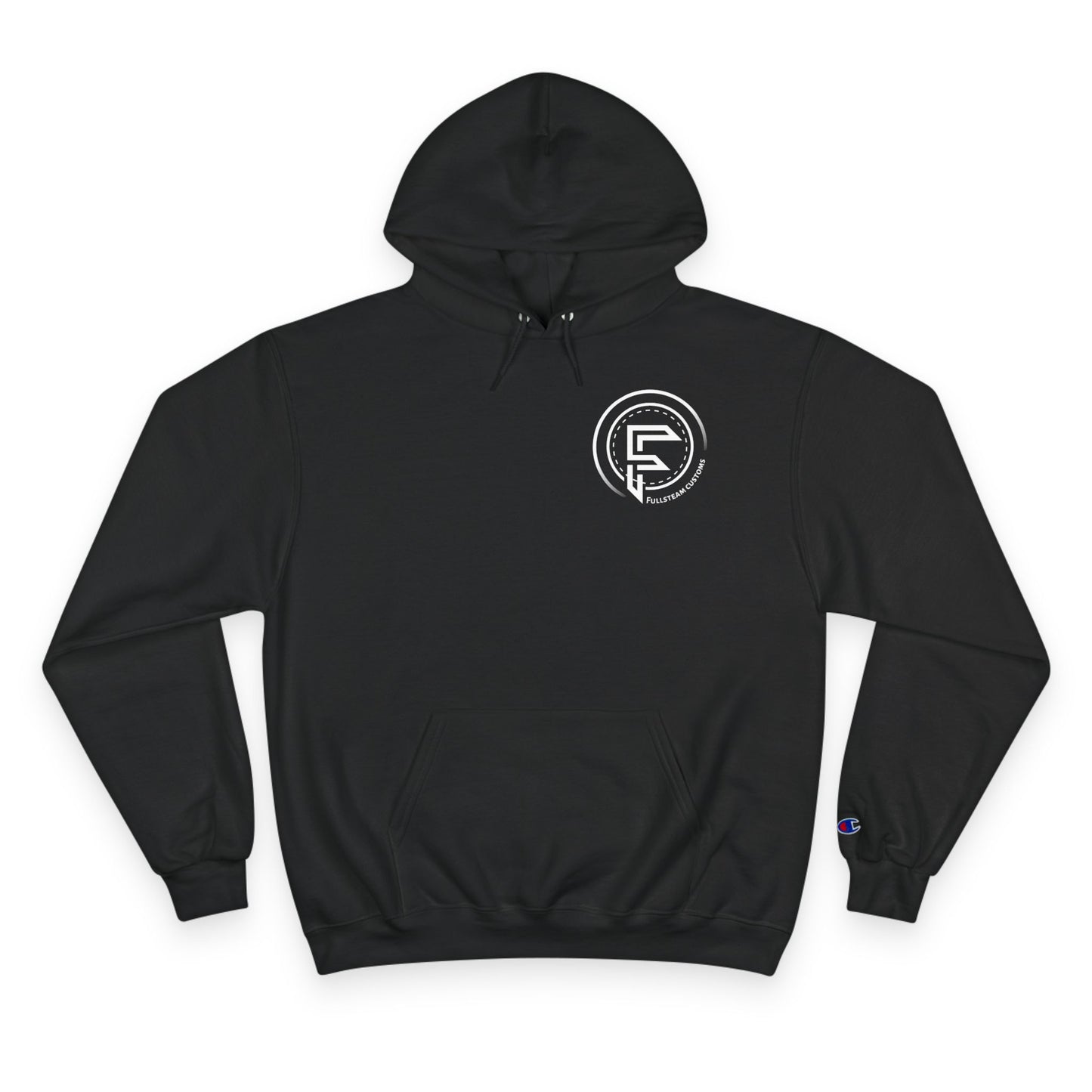 Cool Champion Hoodie with Bull Skull and Guns Design - Streetwear for Casual Style