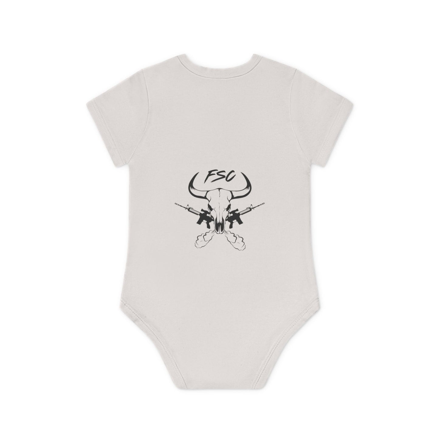FSC Organic Baby Bodysuit - Stylish Short Sleeve Infant Apparel