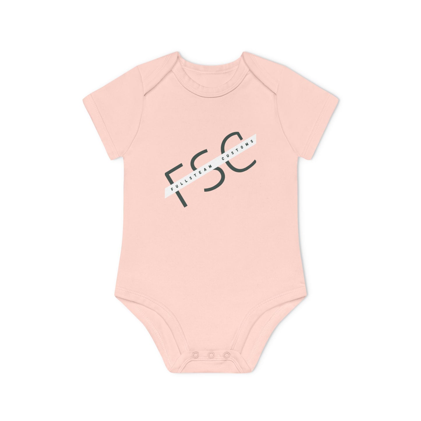 FSC Organic Baby Bodysuit - Stylish Short Sleeve Infant Apparel