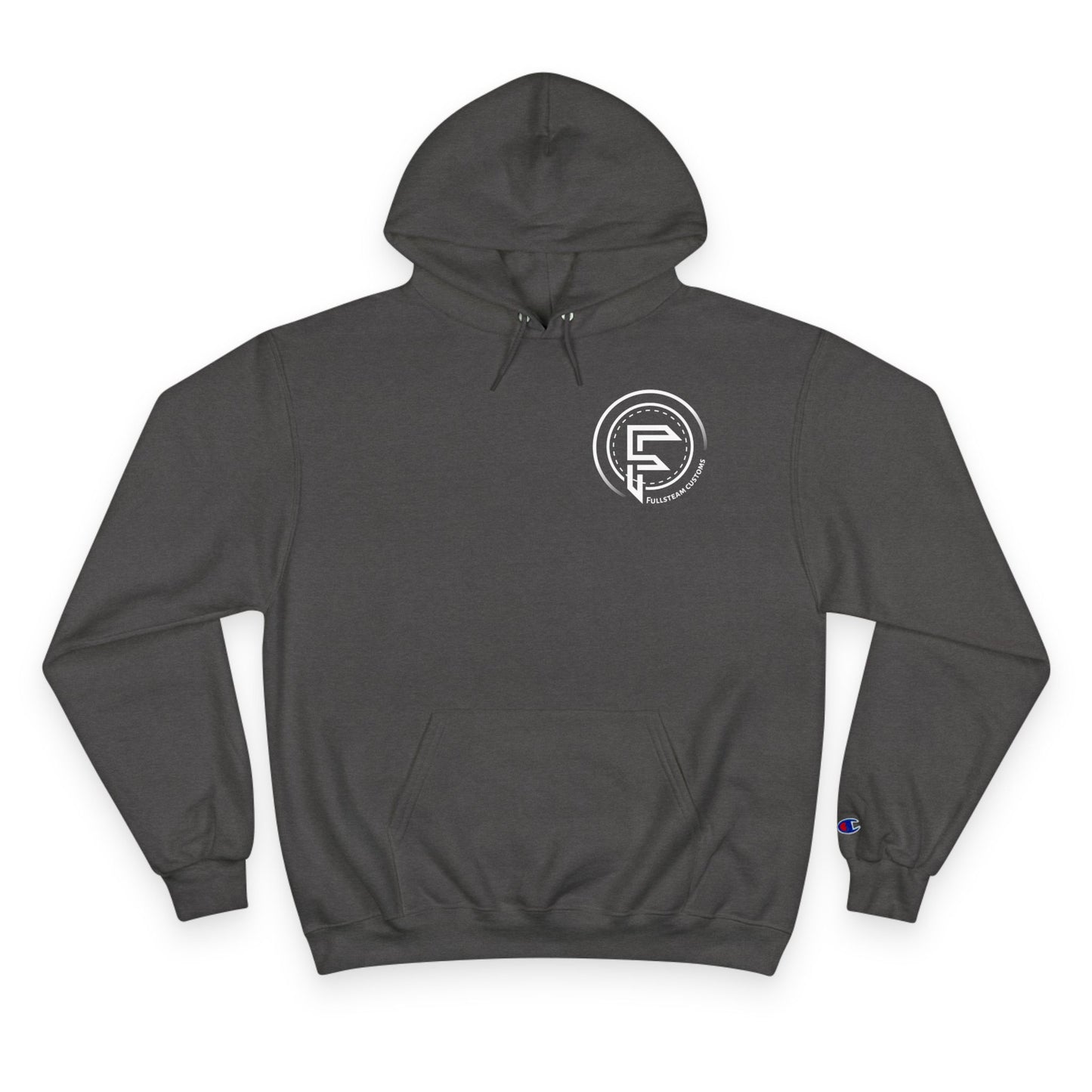 Cool Champion Hoodie with Bull Skull and Guns Design - Streetwear for Casual Style