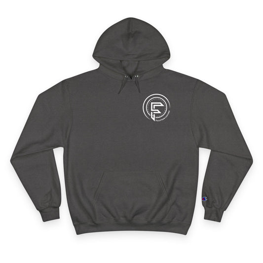 Cool Champion Hoodie with Bull Skull and Guns Design - Streetwear for Casual Style