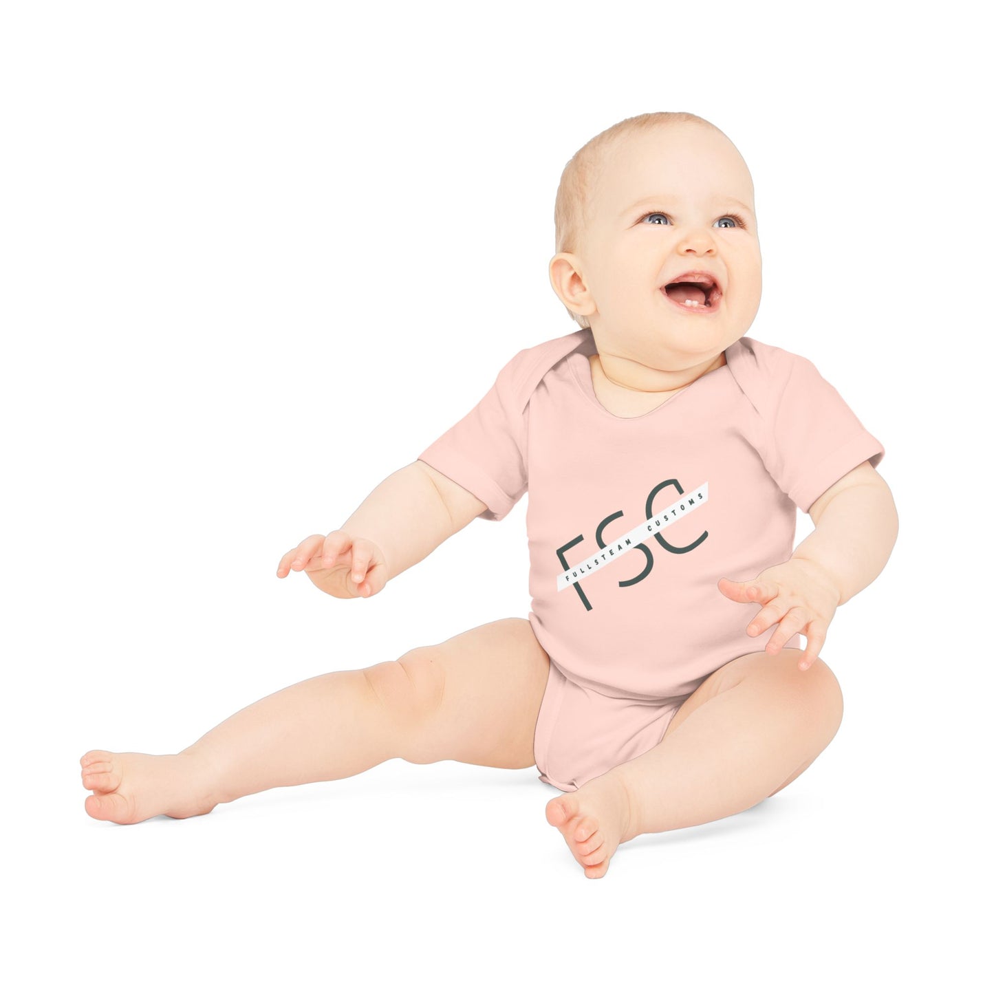 FSC Organic Baby Bodysuit - Stylish Short Sleeve Infant Apparel