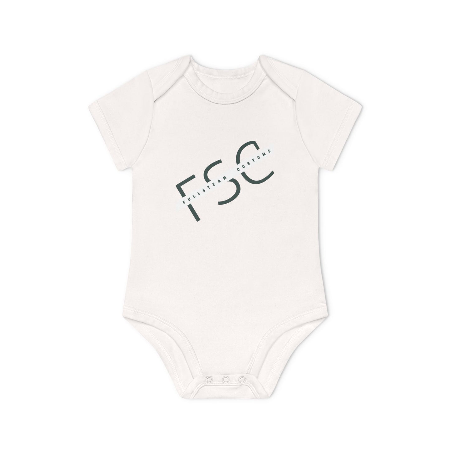 FSC Organic Baby Bodysuit - Stylish Short Sleeve Infant Apparel