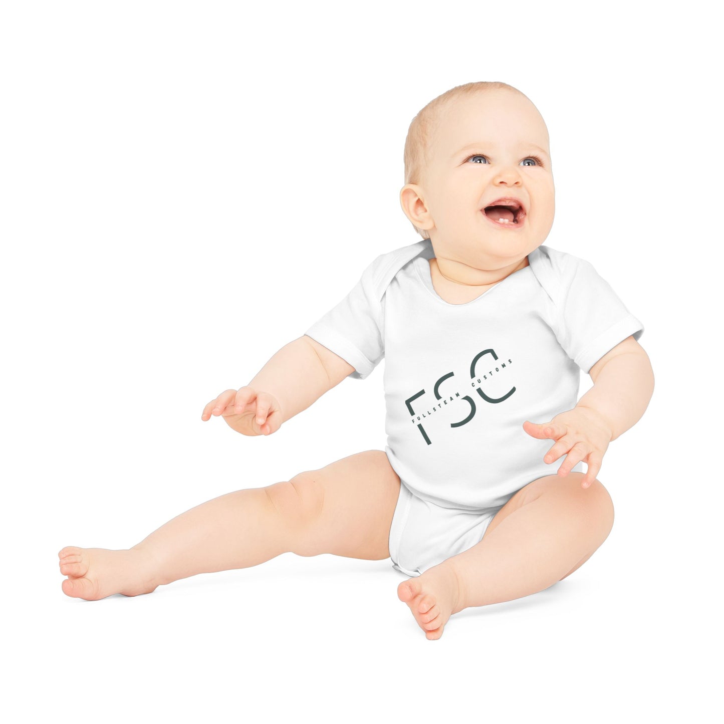 FSC Organic Baby Bodysuit - Stylish Short Sleeve Infant Apparel