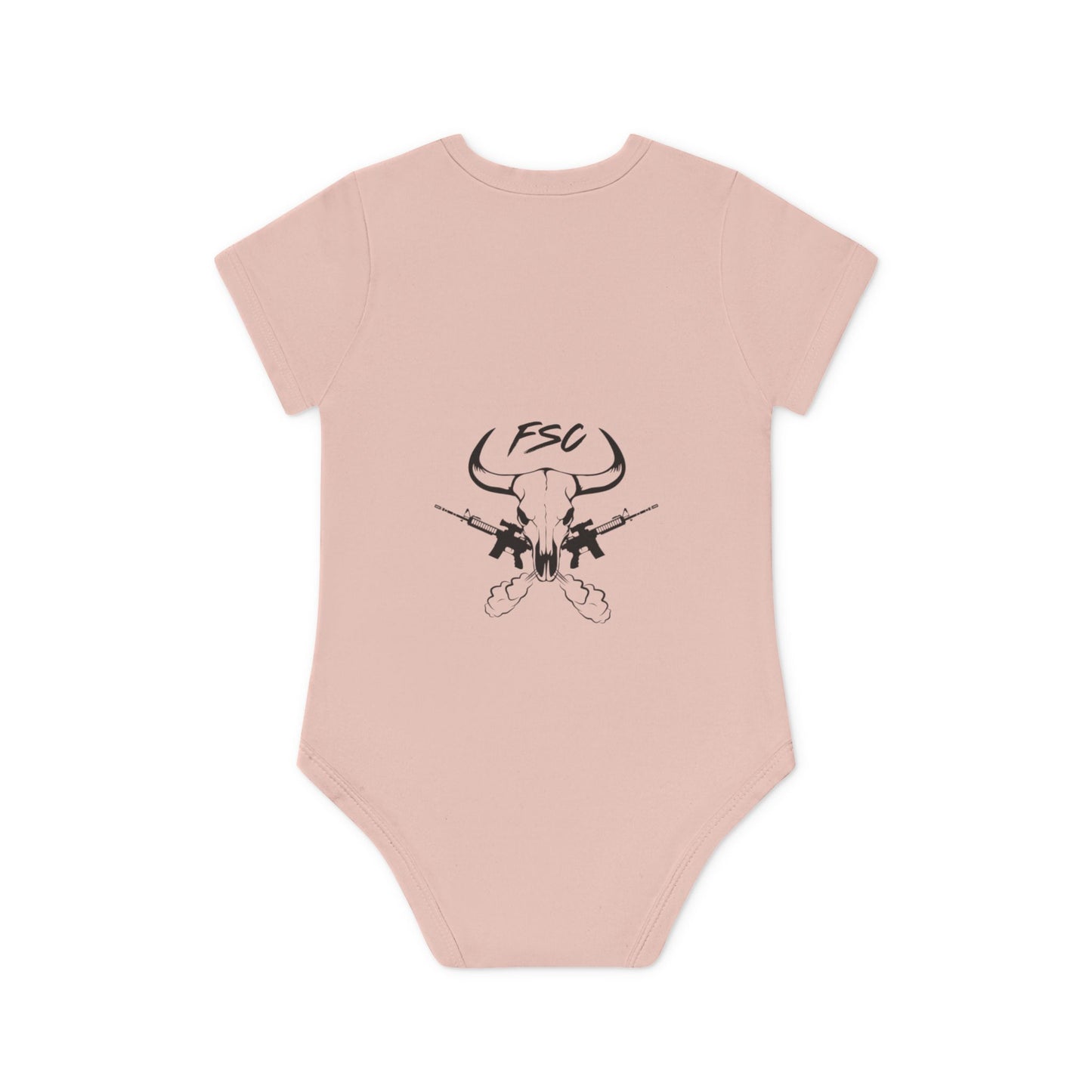 FSC Organic Baby Bodysuit - Stylish Short Sleeve Infant Apparel
